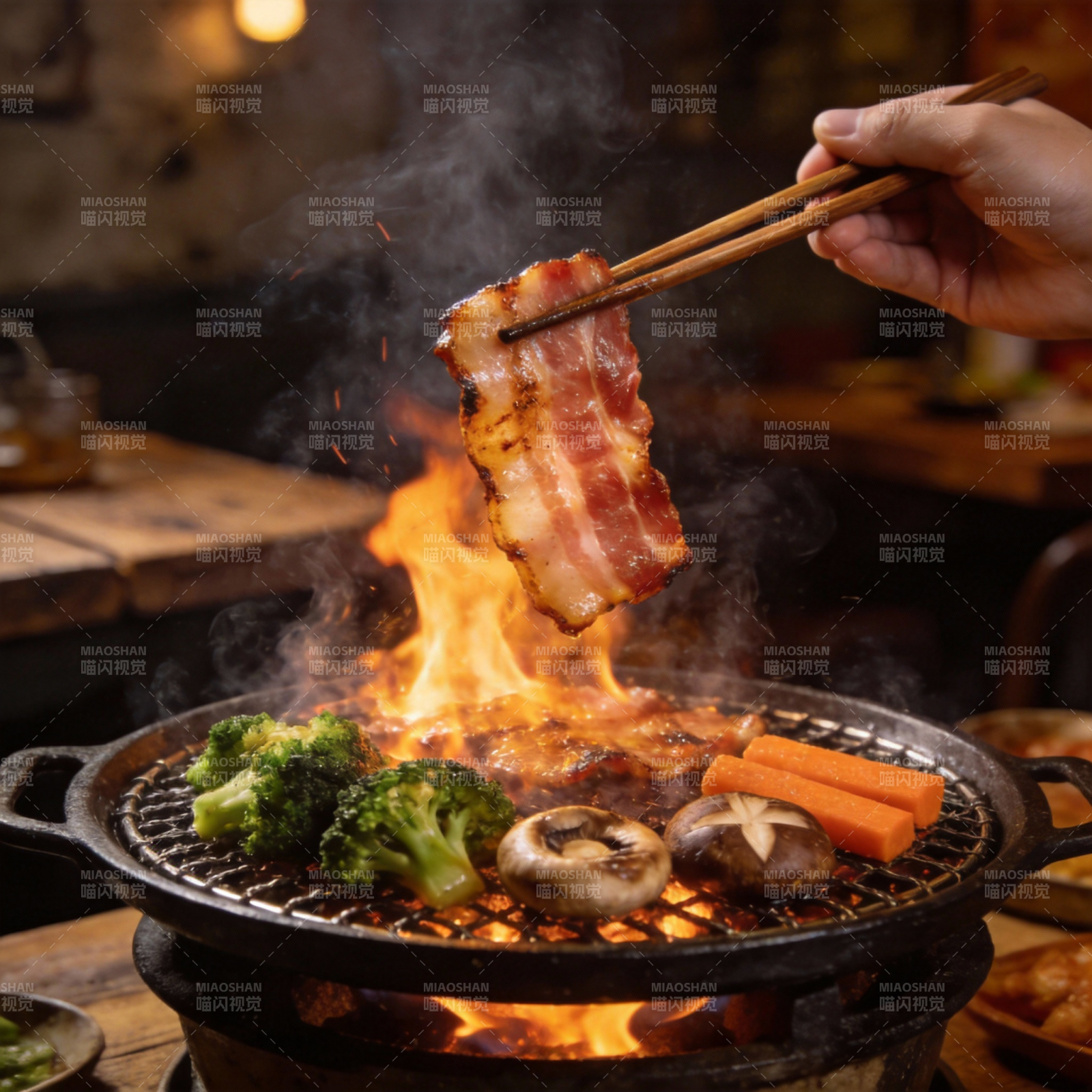 烤肉盛宴 美味扑鼻图片