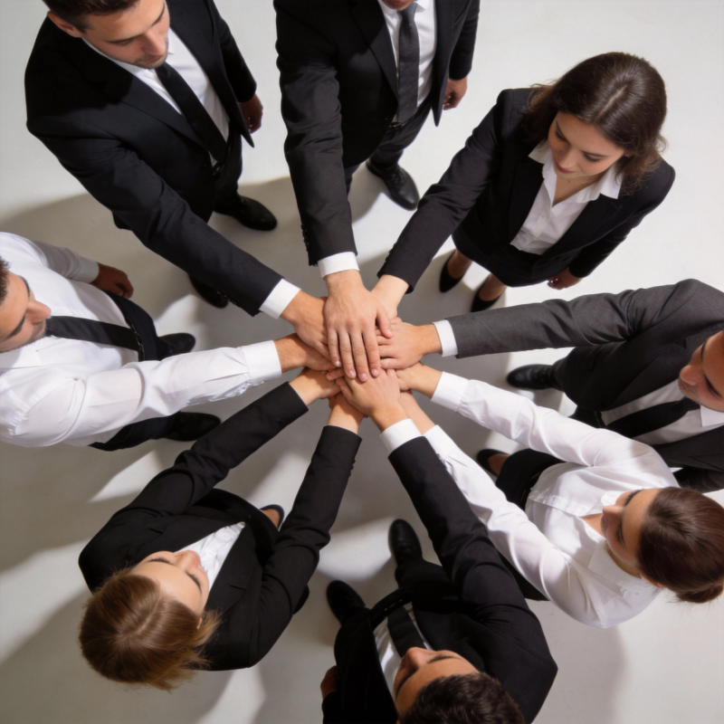 团队协作 共筑未来图片