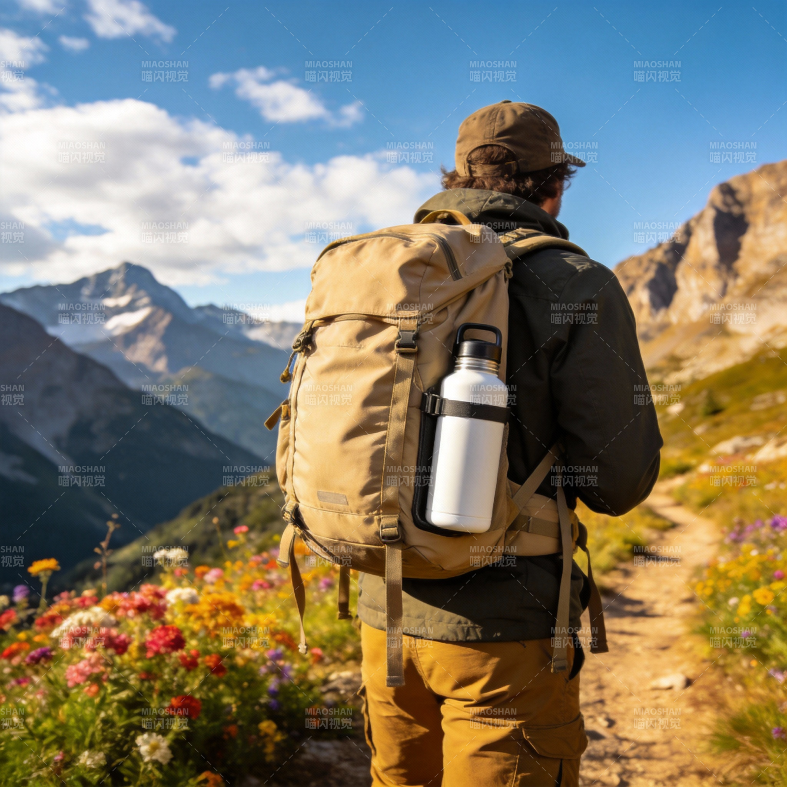 山野徒步 花海行旅图片