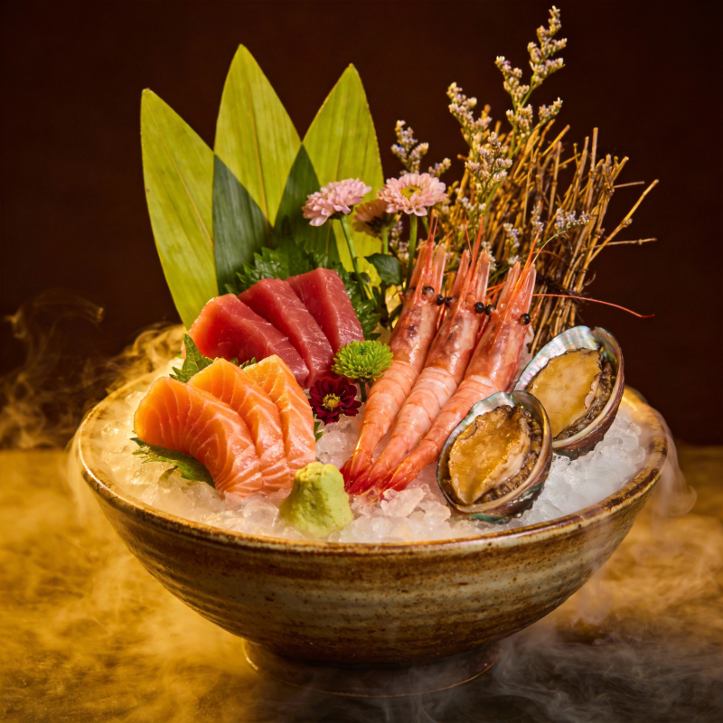 冰镇海鲜拼盘图片