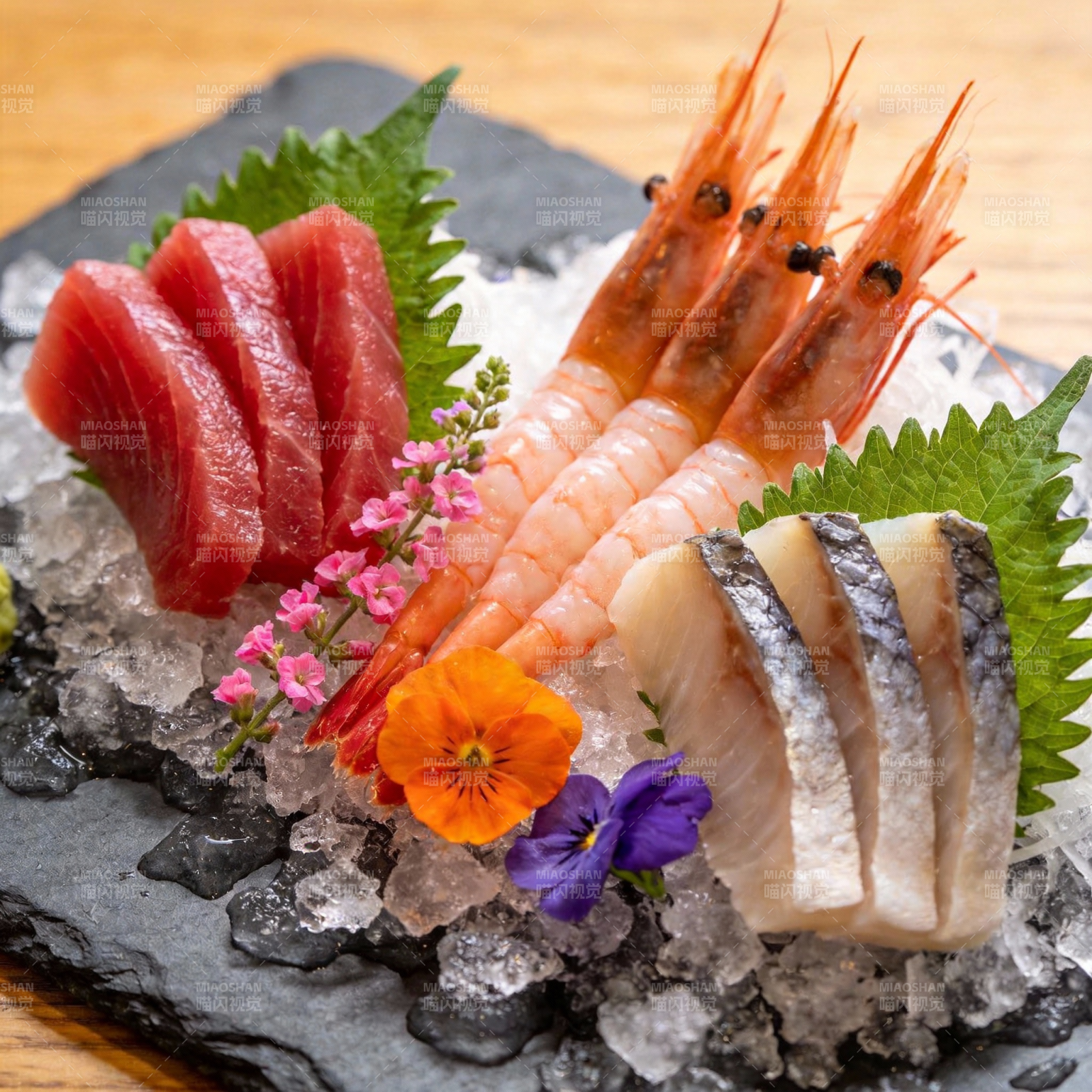 精致刺身拼盘图片