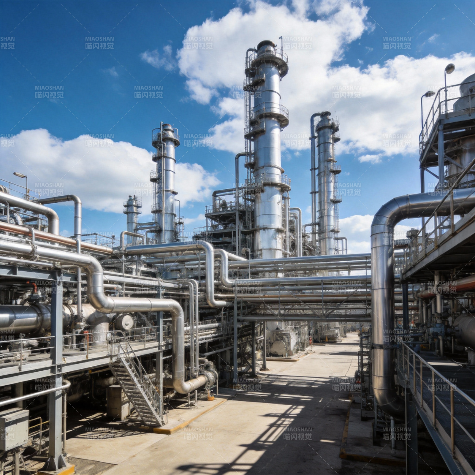 工业厂区全景图片