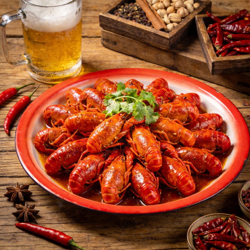 麻辣小龙虾盛宴图片