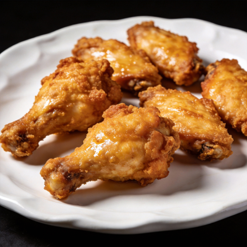 金黄酥脆鸡腿图片