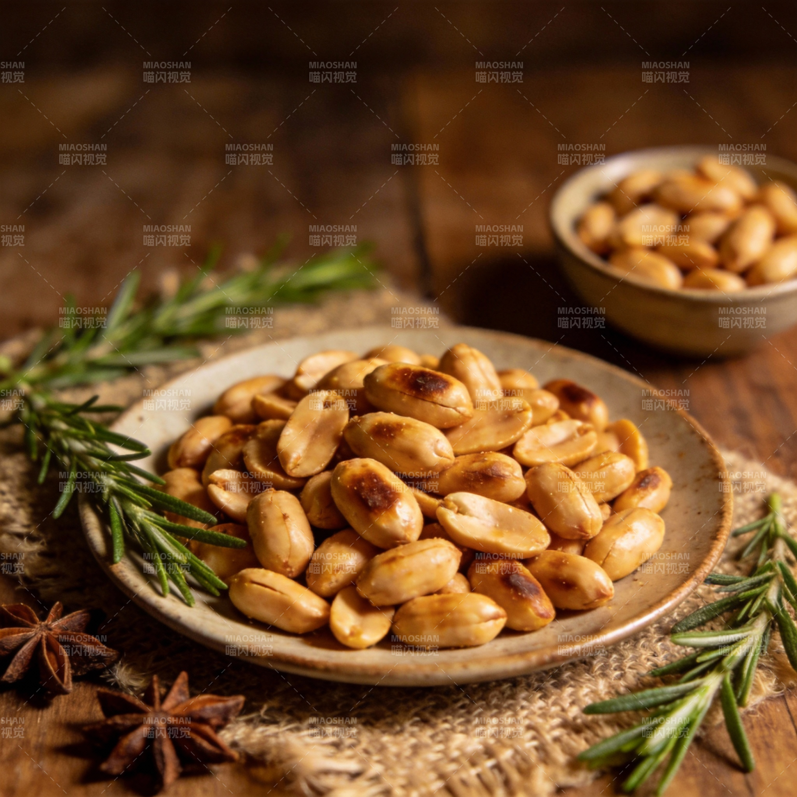 香烤花生图片