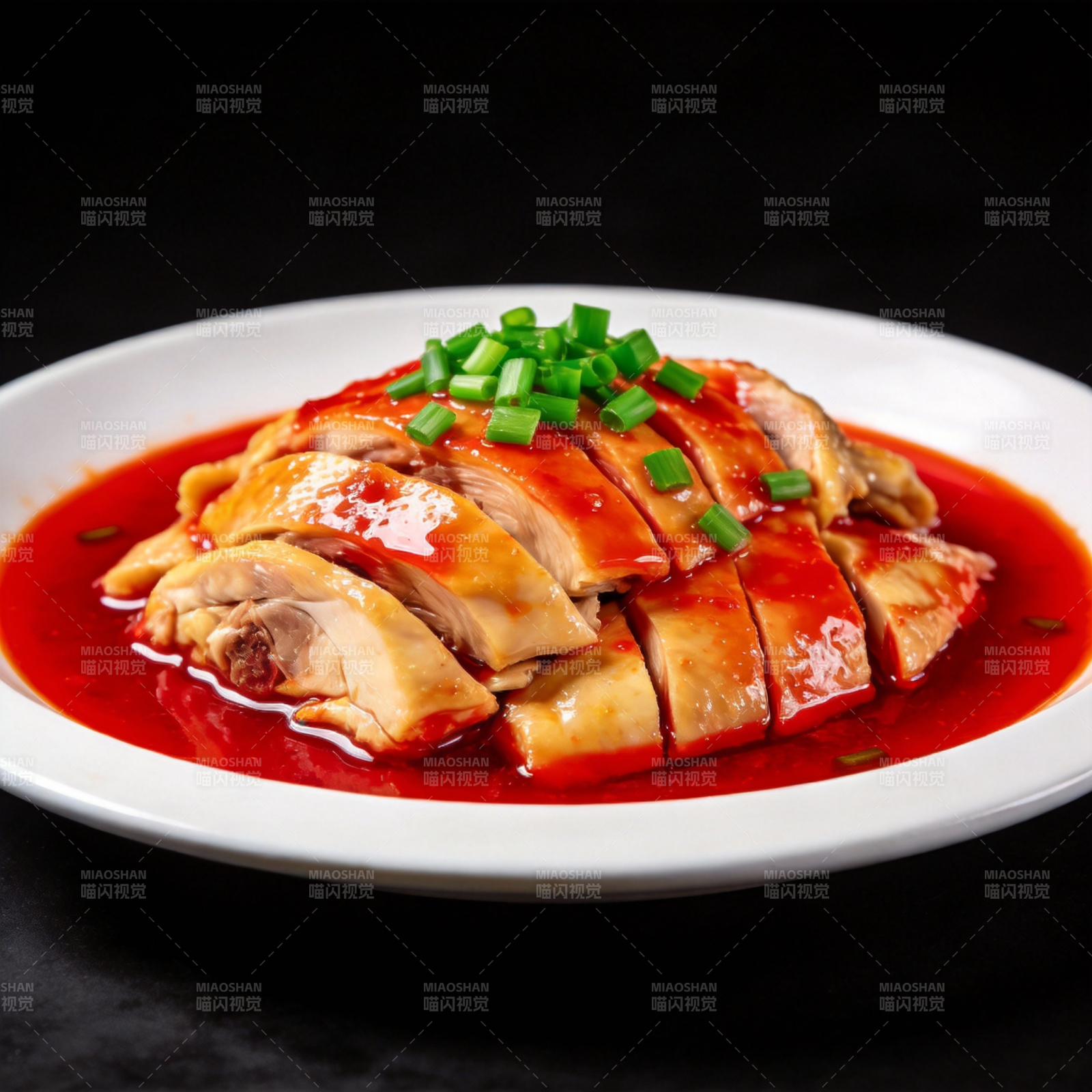 红油口水鸡图片