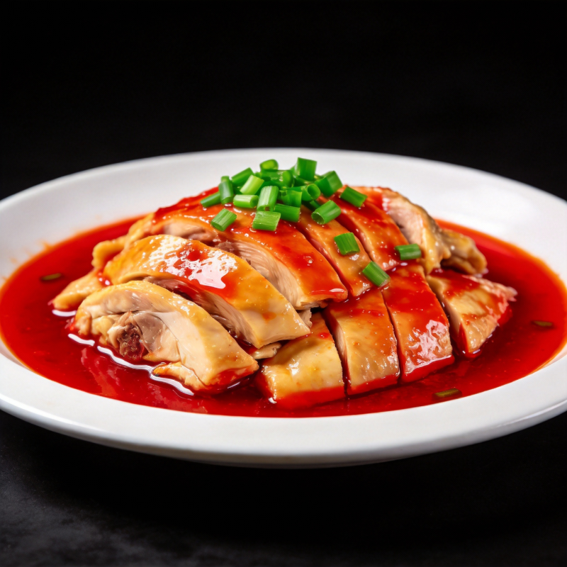 红油口水鸡图片