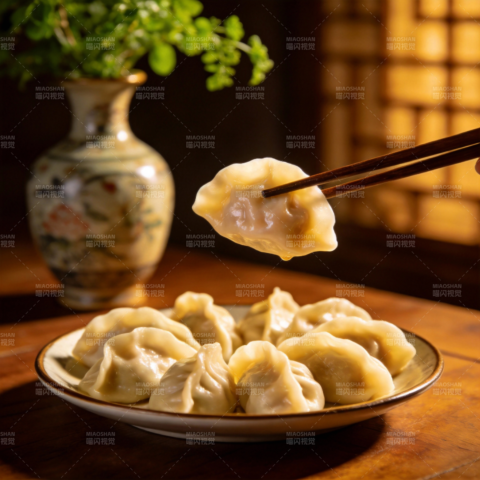 美味饺子 筷尖诱惑图片