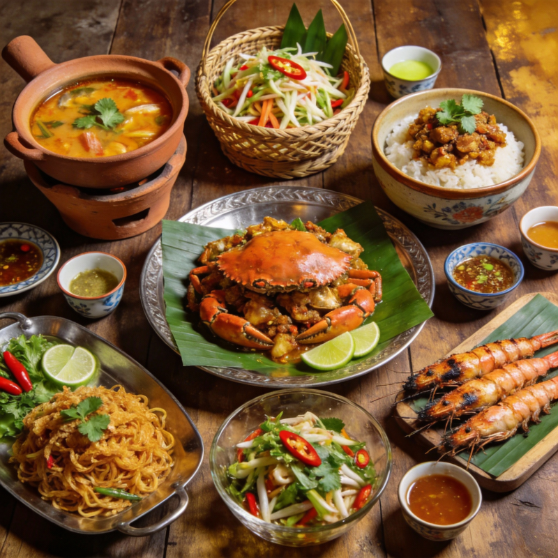 泰式美食盛宴图片