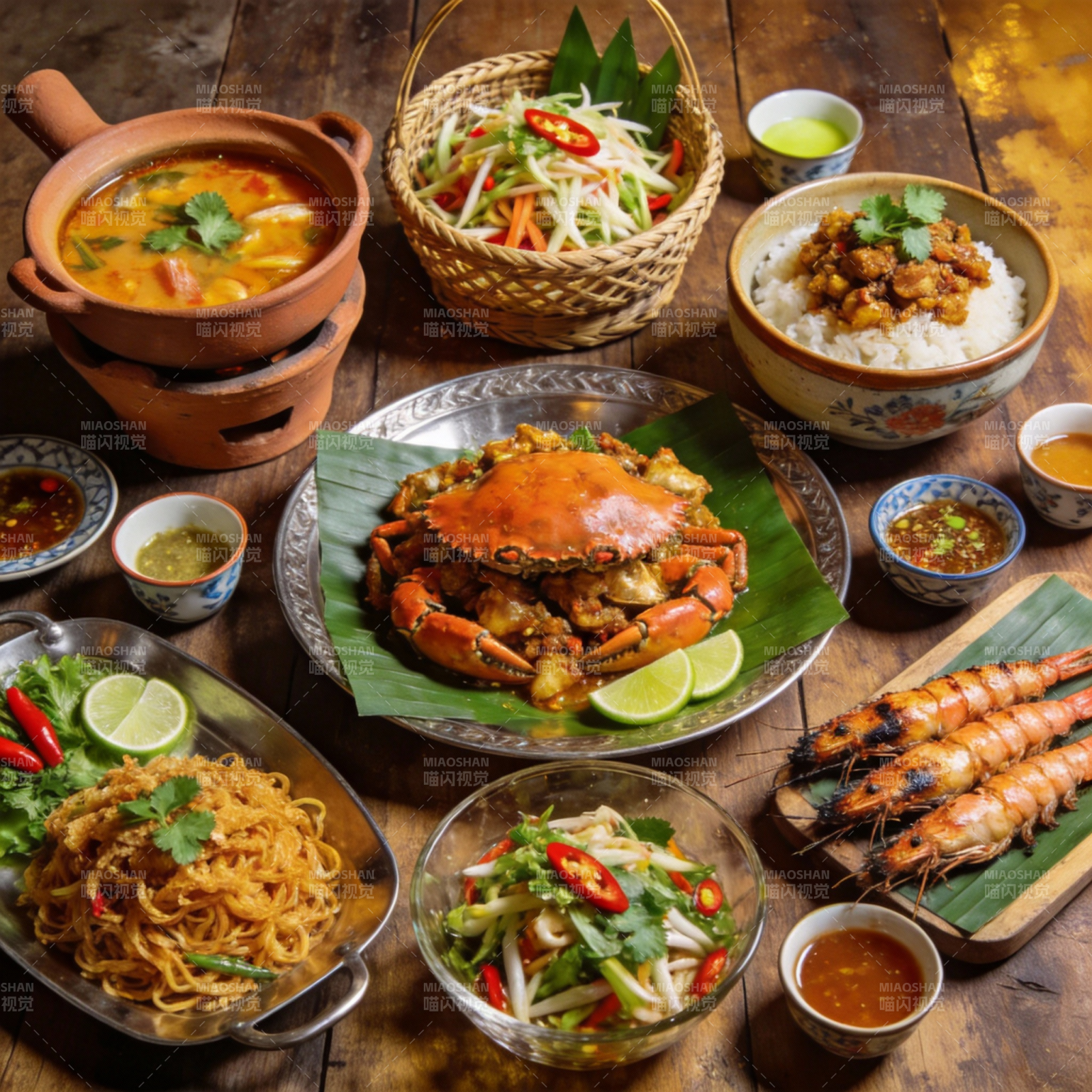 泰式美食盛宴图片