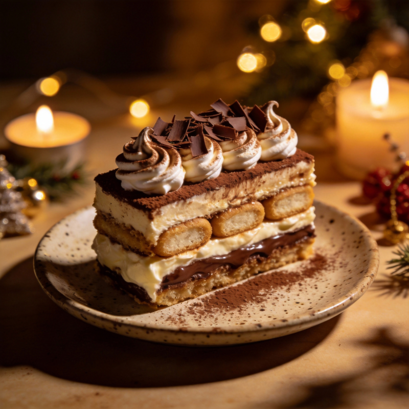 圣诞提拉米苏图片