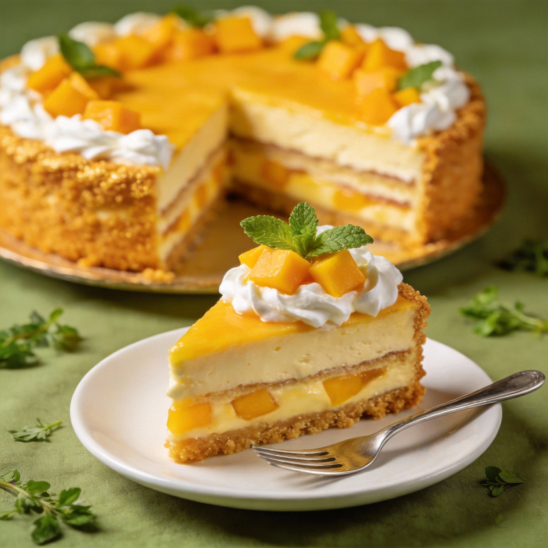 芒果慕斯蛋糕图片