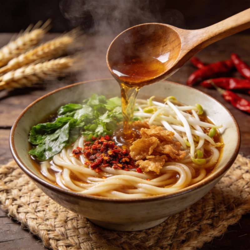 热汤面飘香图片