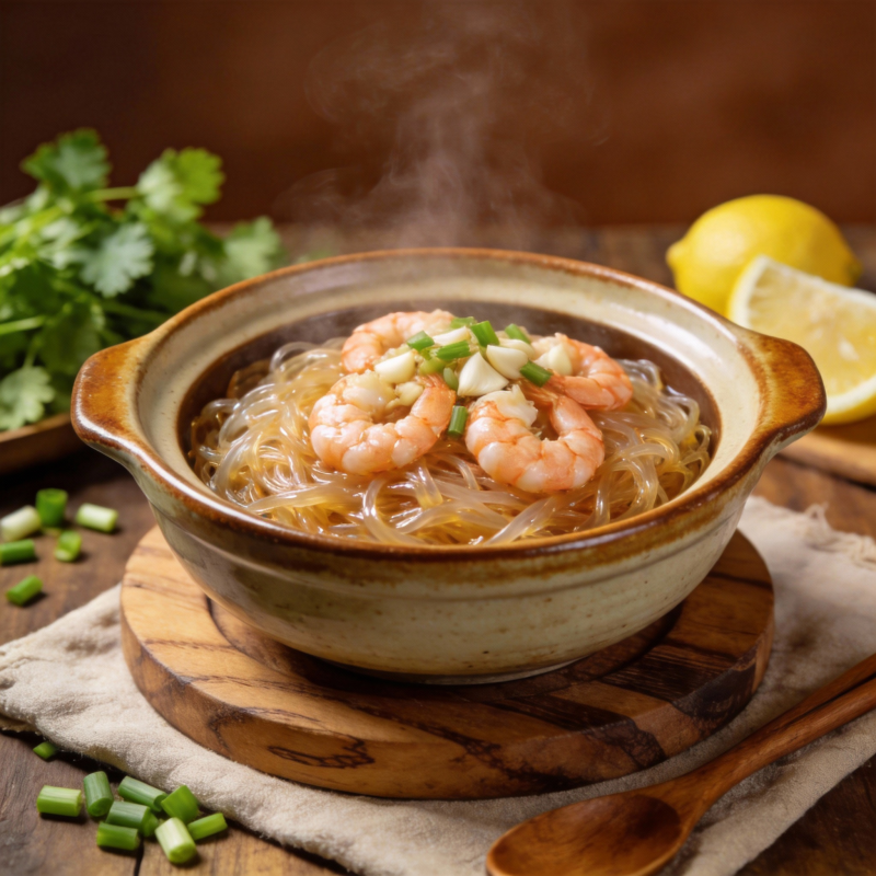 虾仁粉丝汤图片