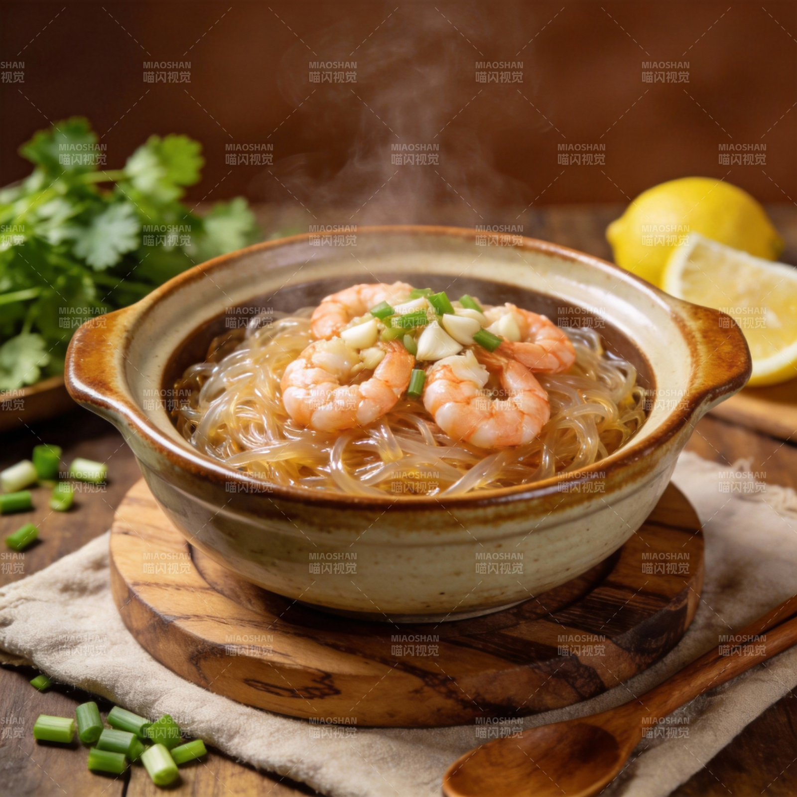 虾仁粉丝汤图片