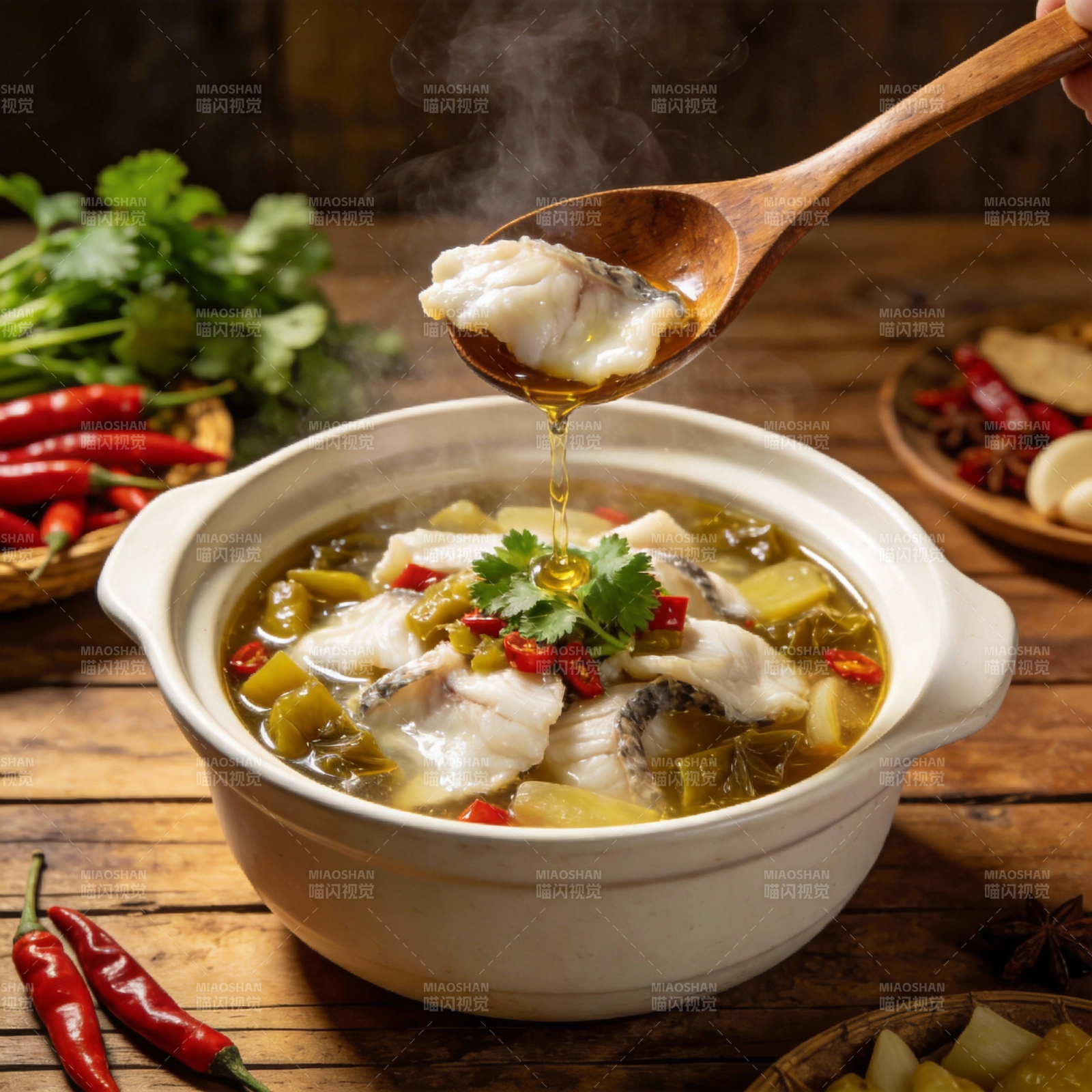 酸菜鱼鲜香诱人图片