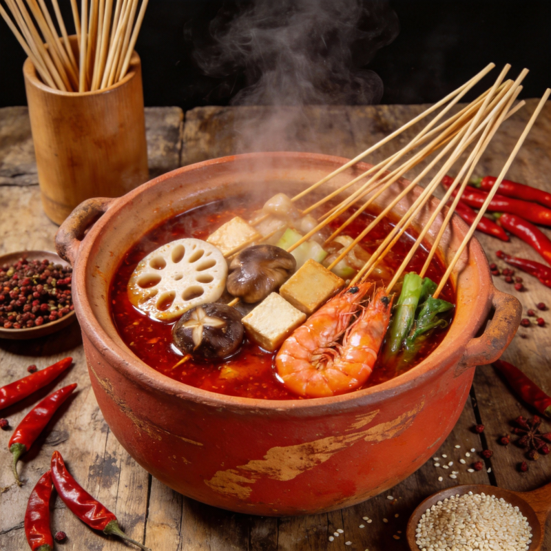 麻辣串串香图片