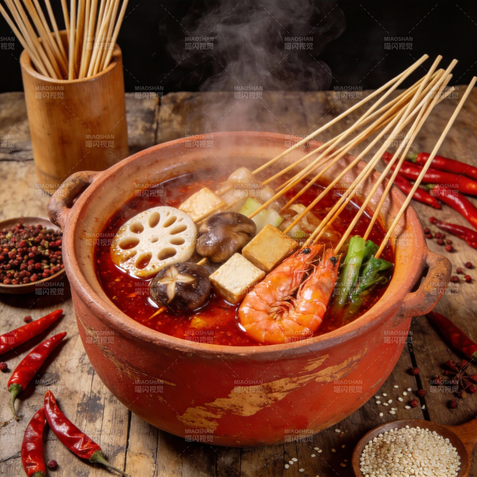 麻辣串串香图片