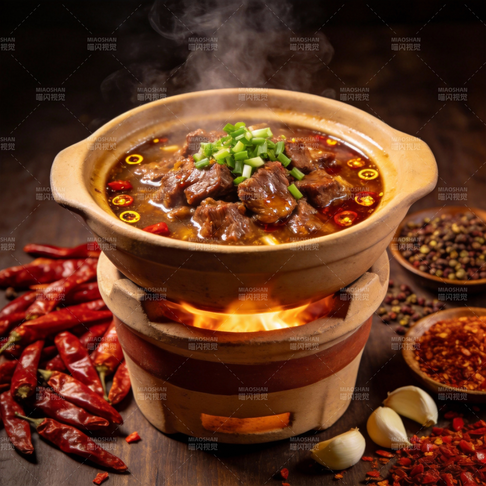 热辣牛肉煲图片