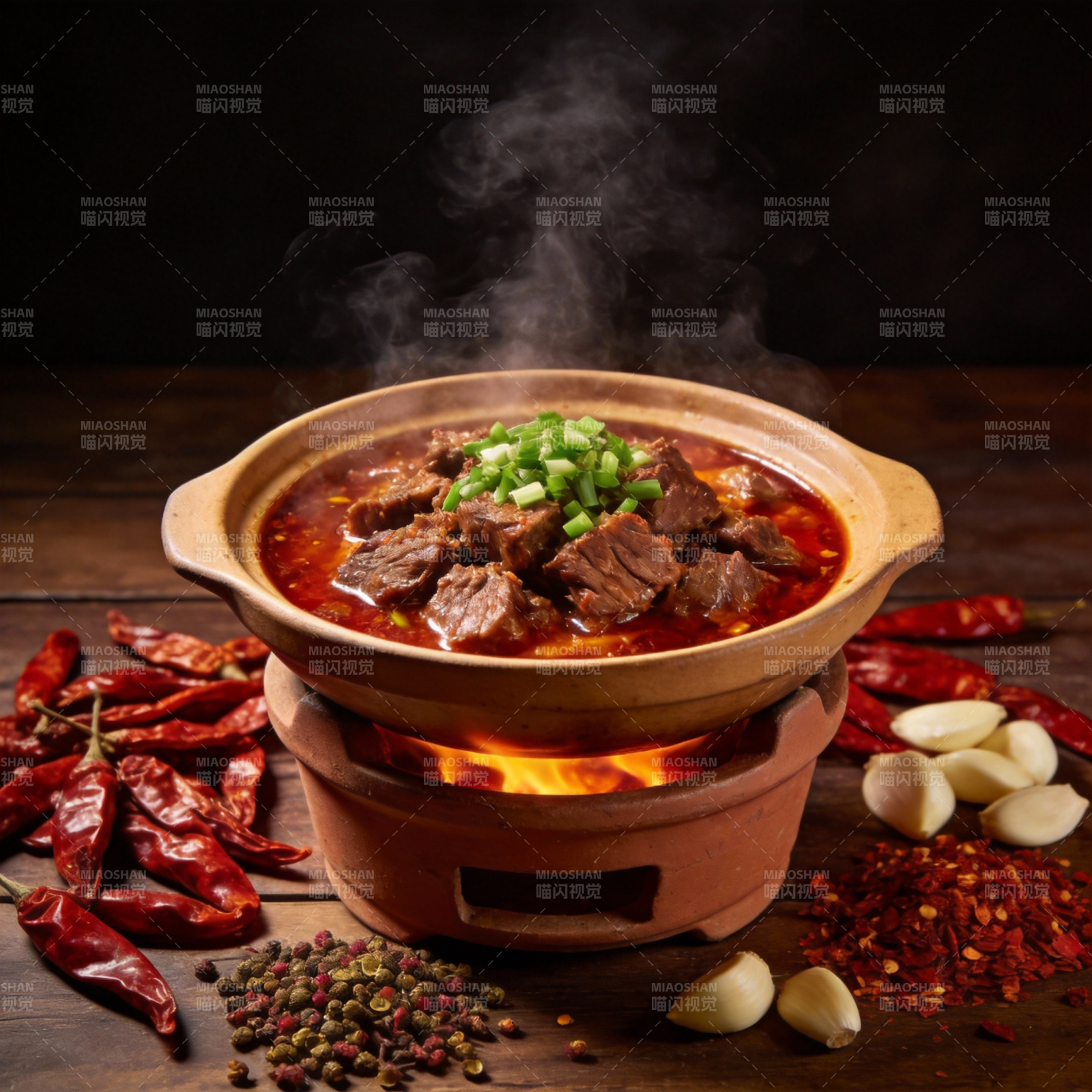 热辣牛肉煲图片