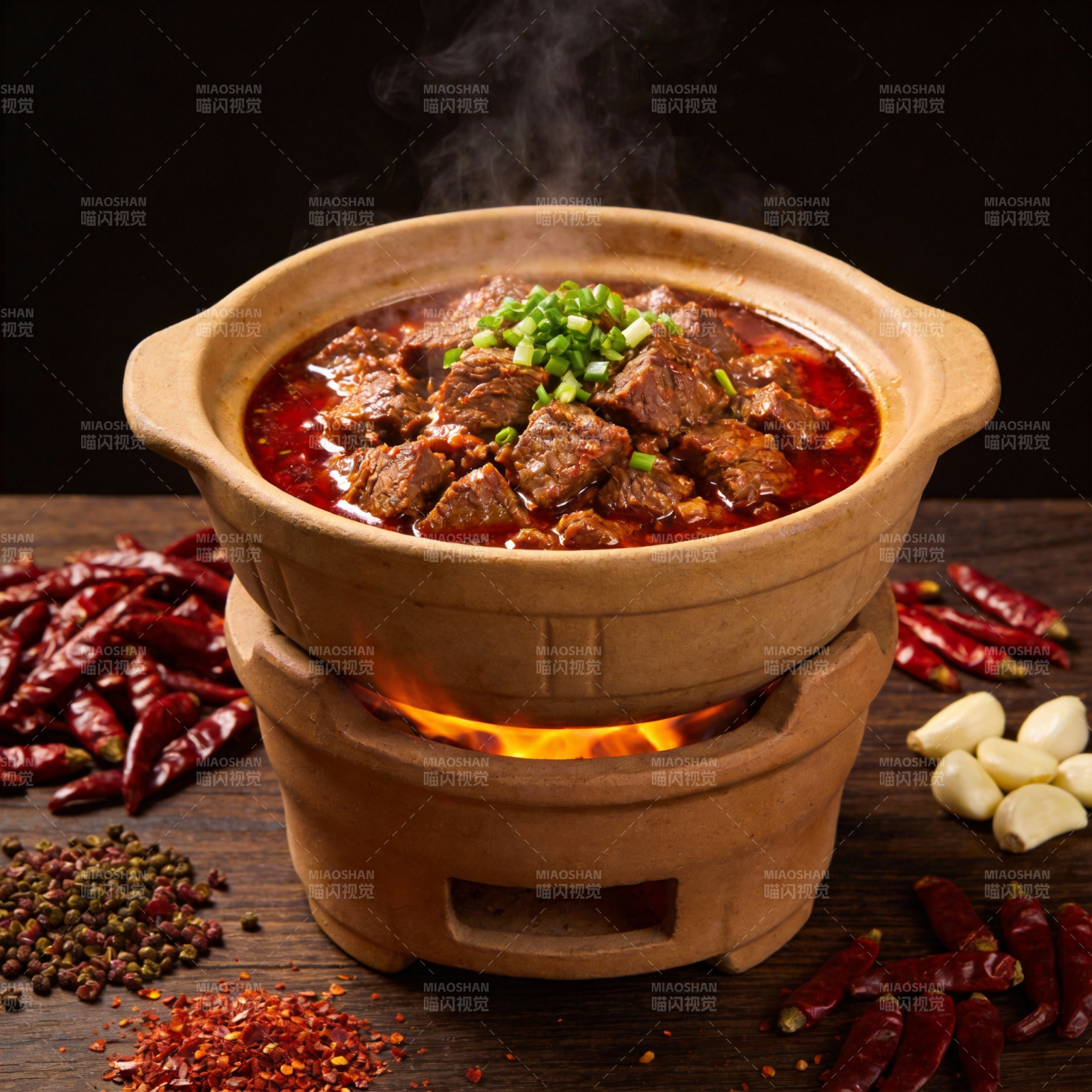 热辣牛肉煲图片