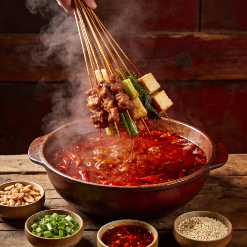 麻辣串串香图片