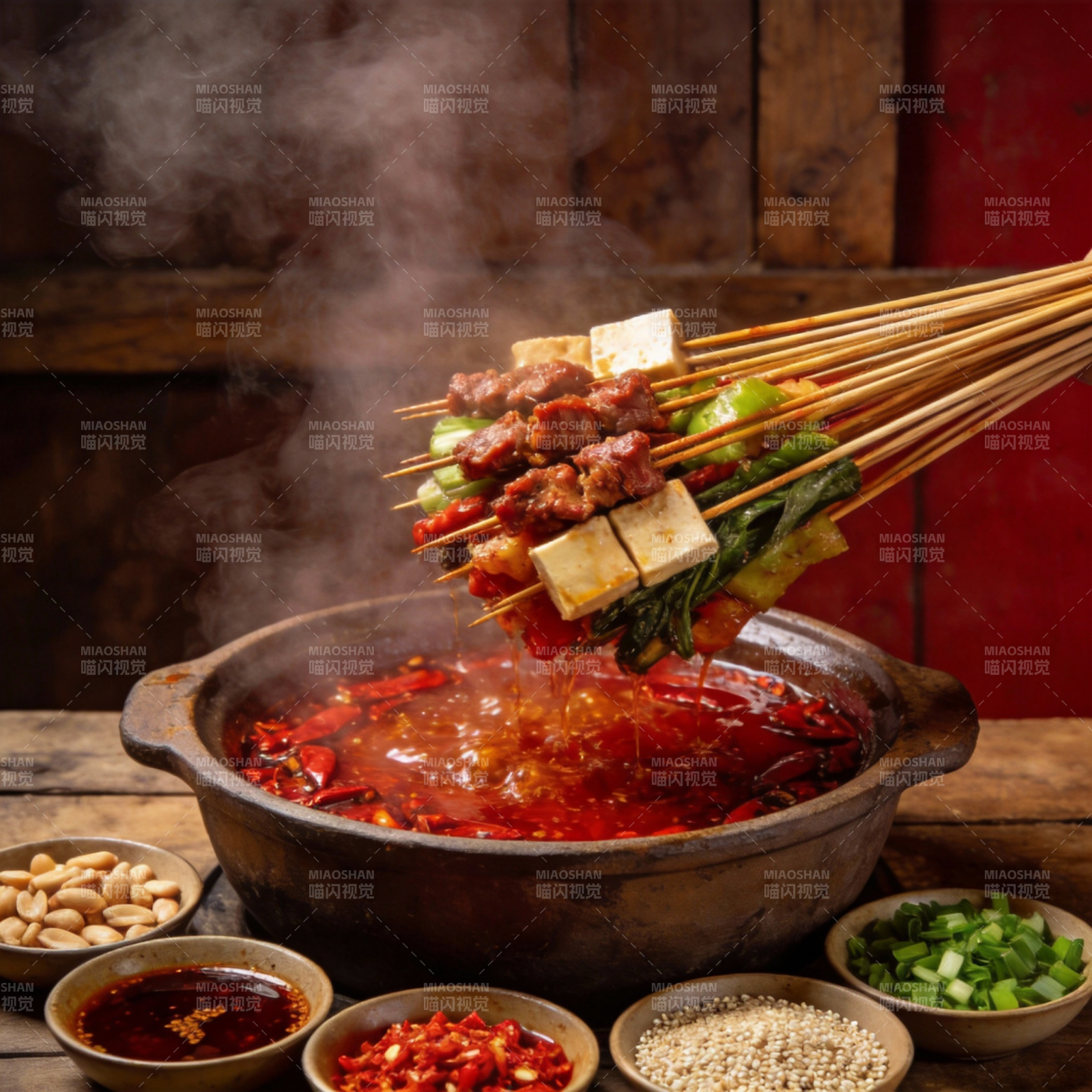麻辣串串香图片