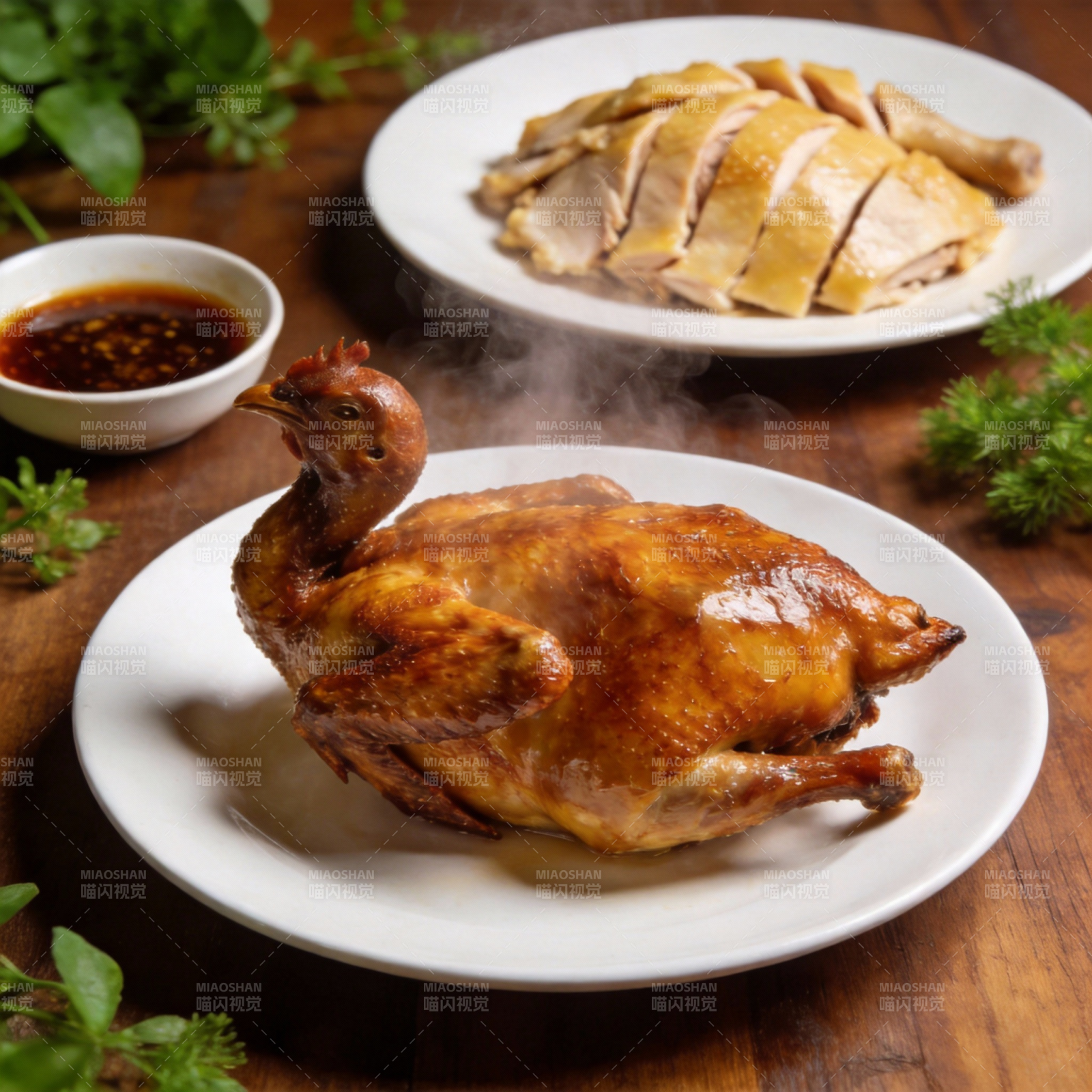 香烤全鸡 美味诱人图片