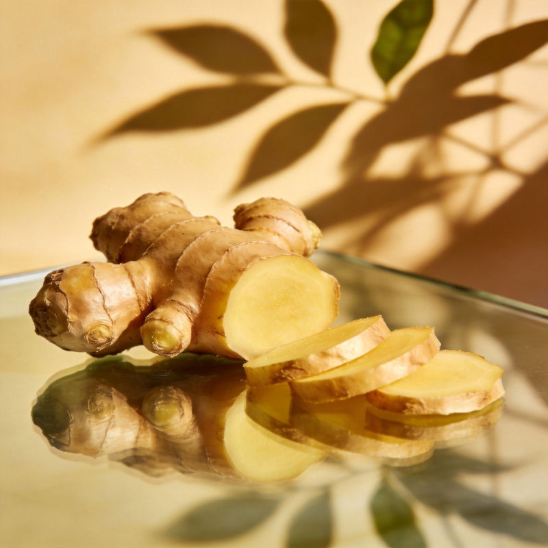 姜片与光影图片