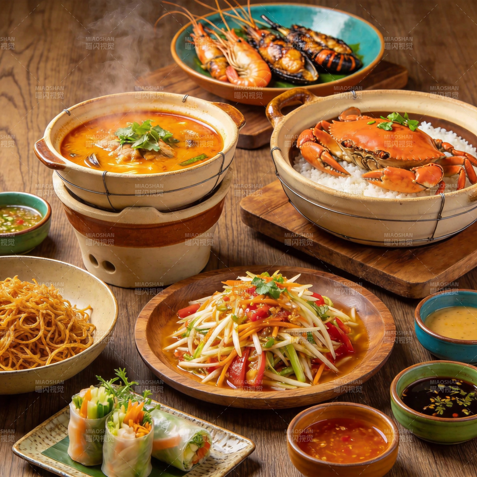 美味海鲜盛宴图片