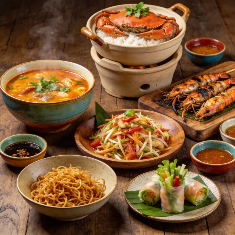 美味海鲜盛宴图片