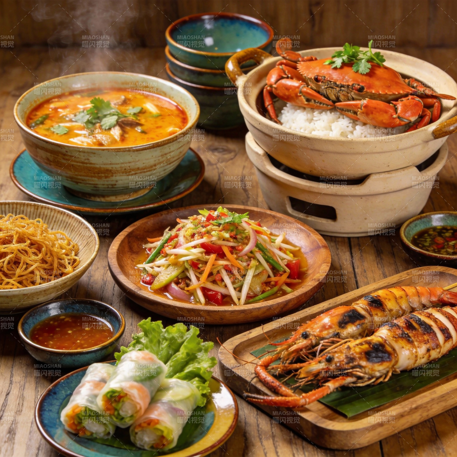 东南亚美食盛宴图片