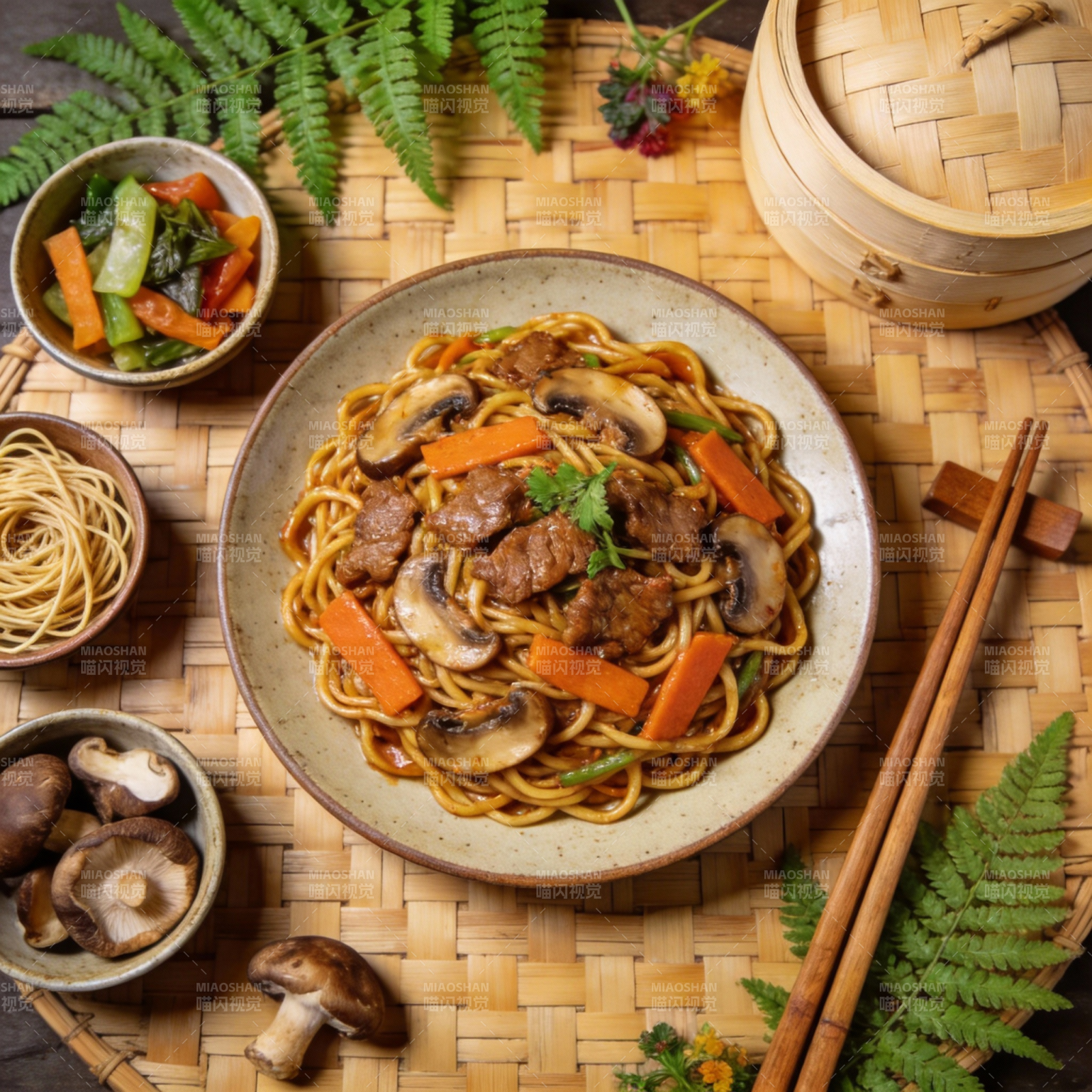 美味牛肉炒面图片