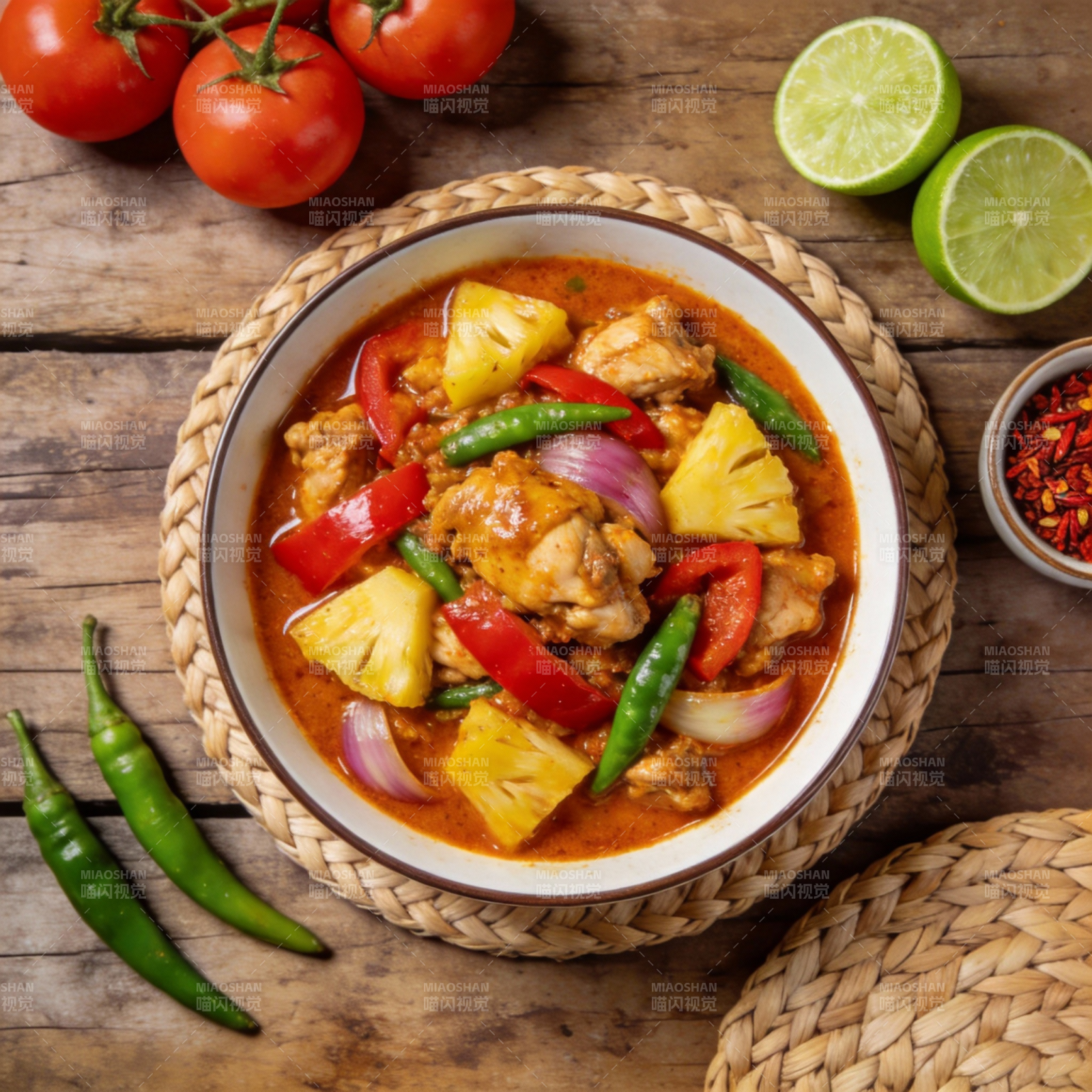 泰式菠萝鸡块图片