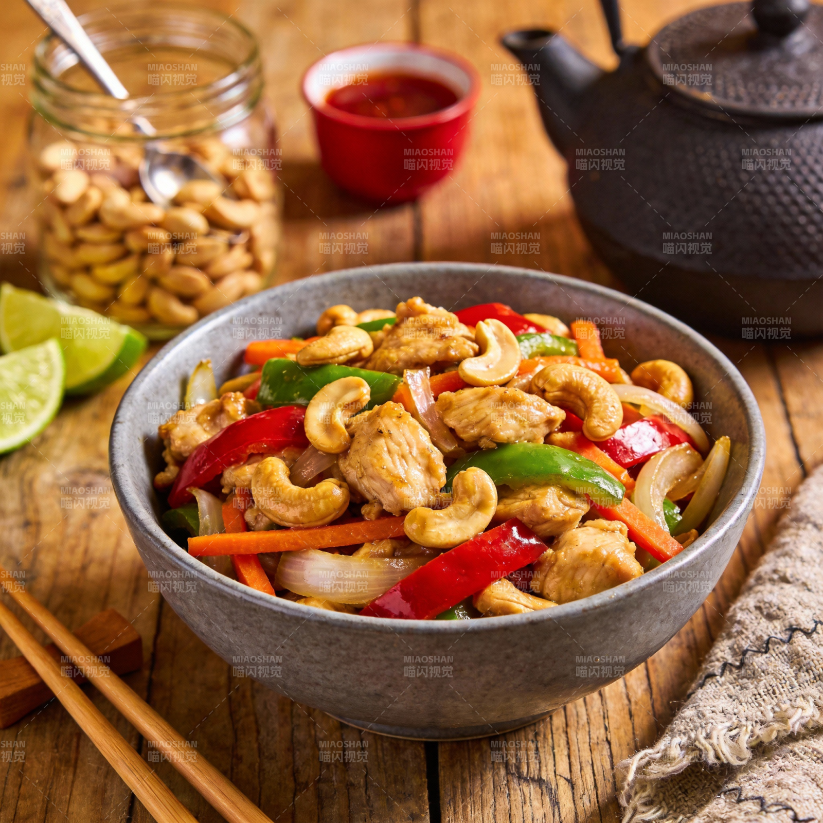 泰式腰果鸡丁图片