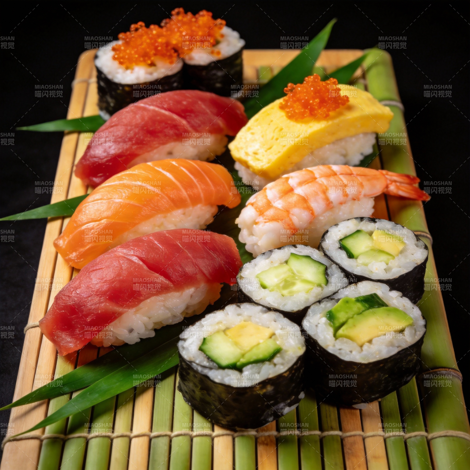 精致寿司拼盘图片