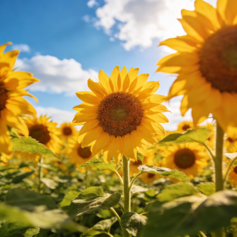 向日葵花海图片