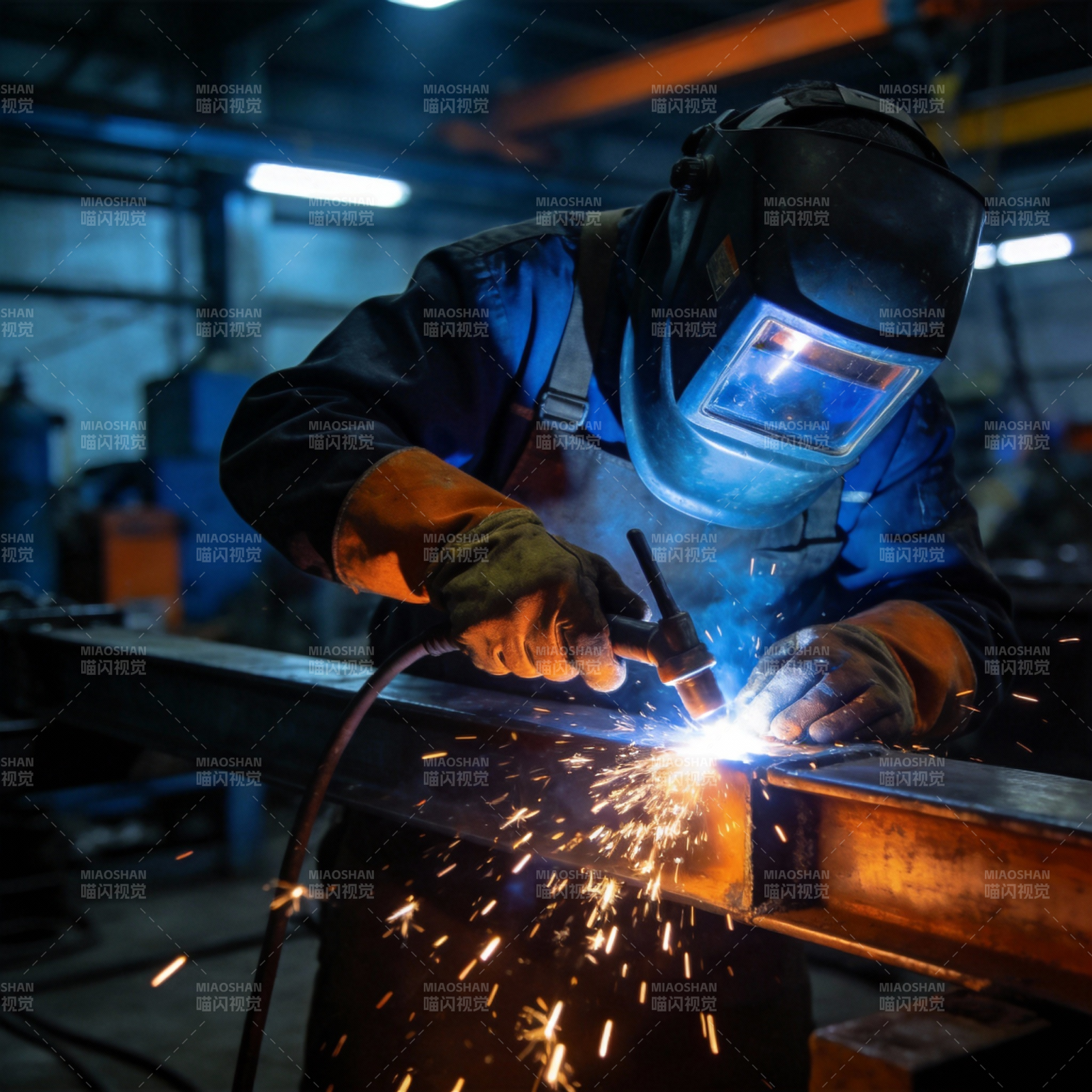 焊工作业现场图片