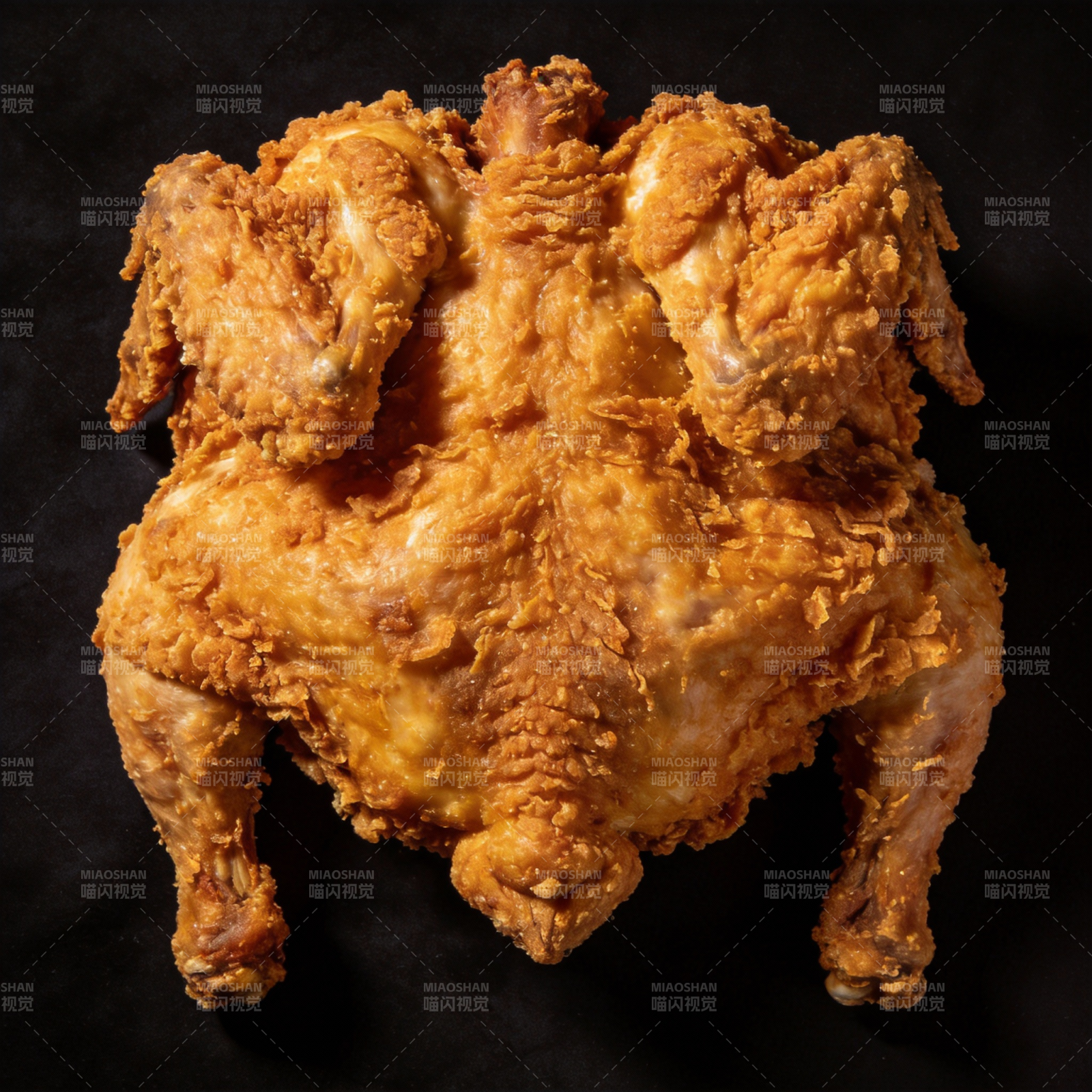 金黄酥脆炸全鸡图片