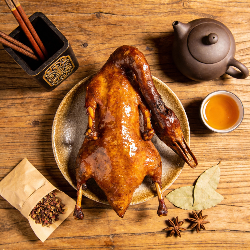 酱鸭配茶香图片
