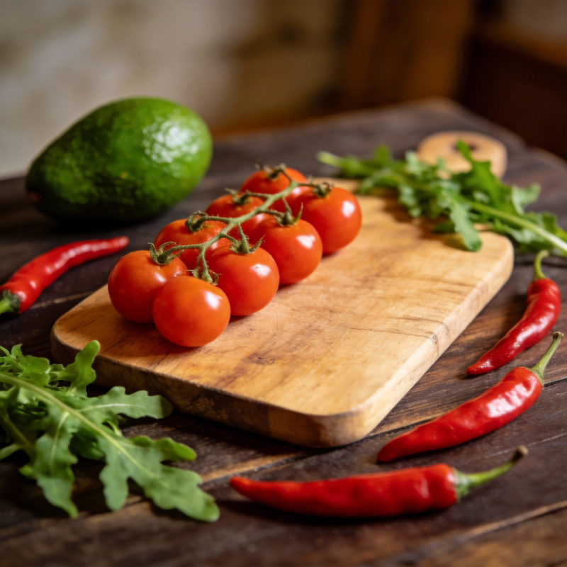 新鲜食材摆盘图片