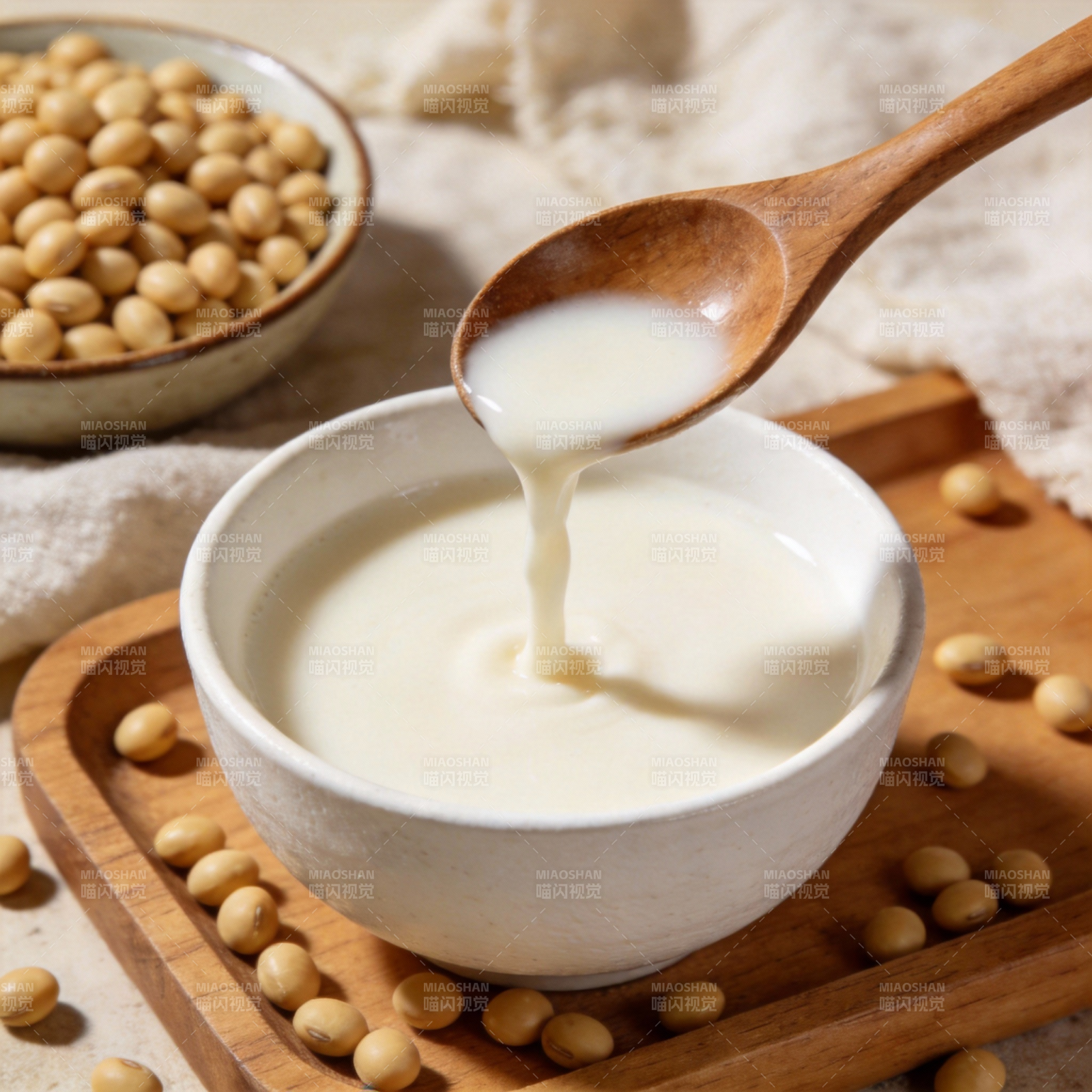 豆浆制作过程图片