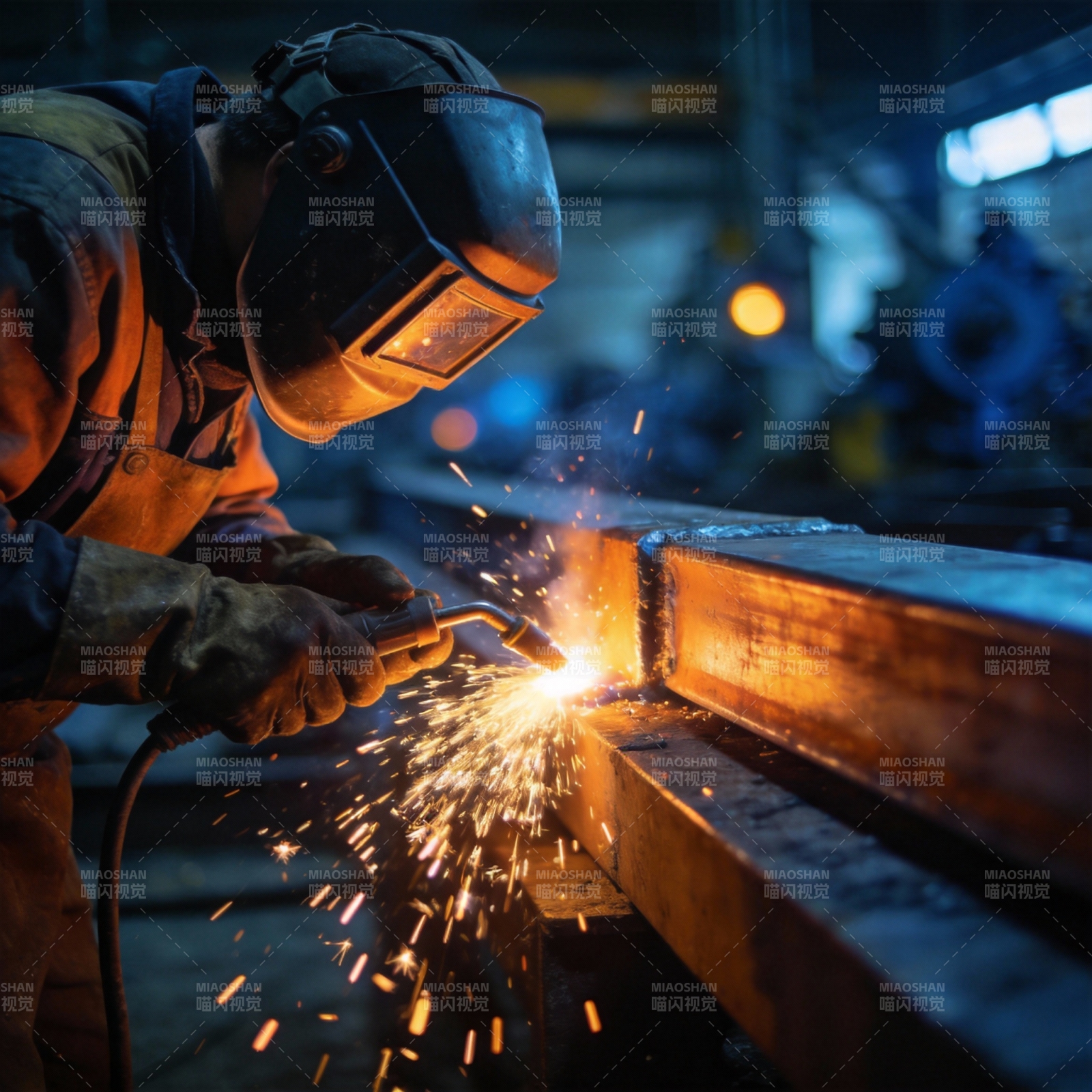 焊工作业现场图片