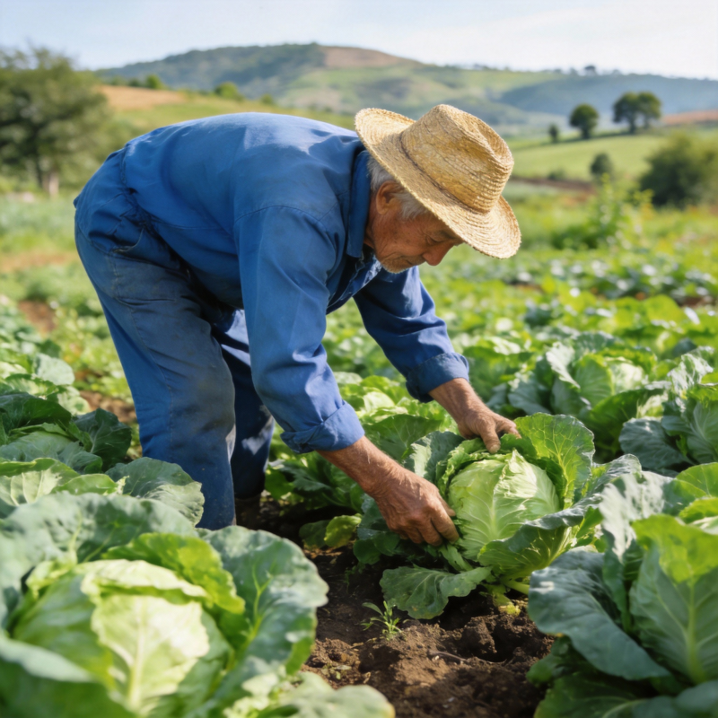 田园劳作 收获希望图片