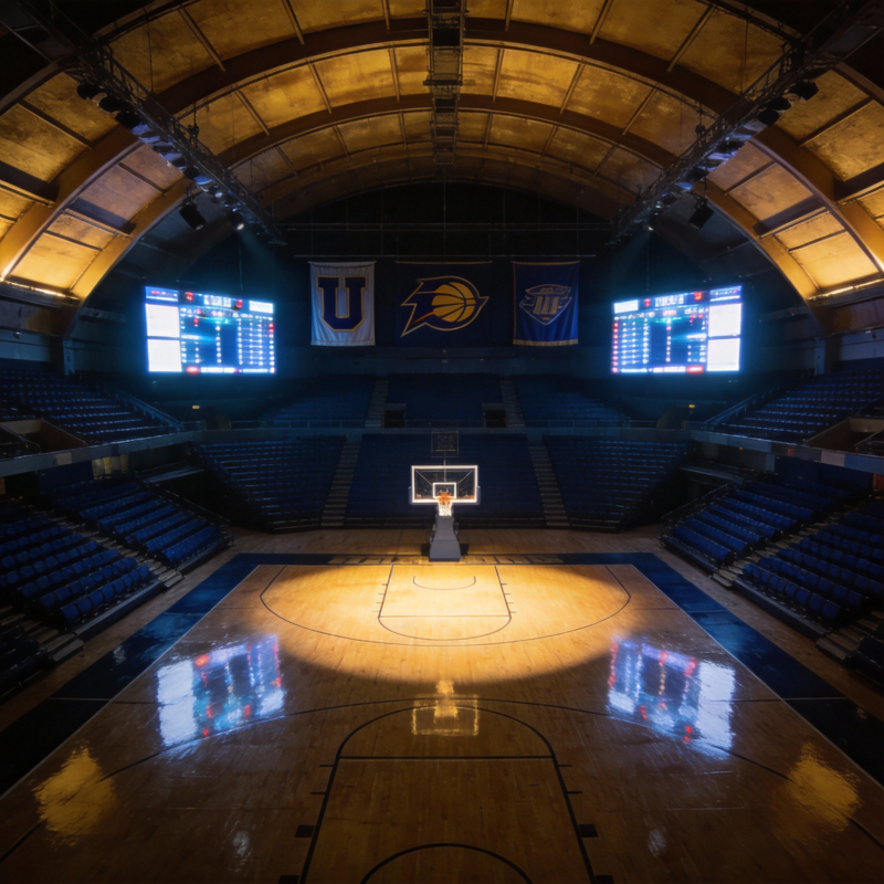 空旷篮球馆图片