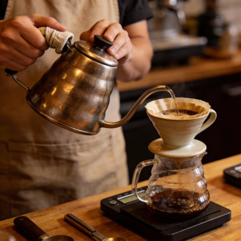 手冲咖啡艺术图片