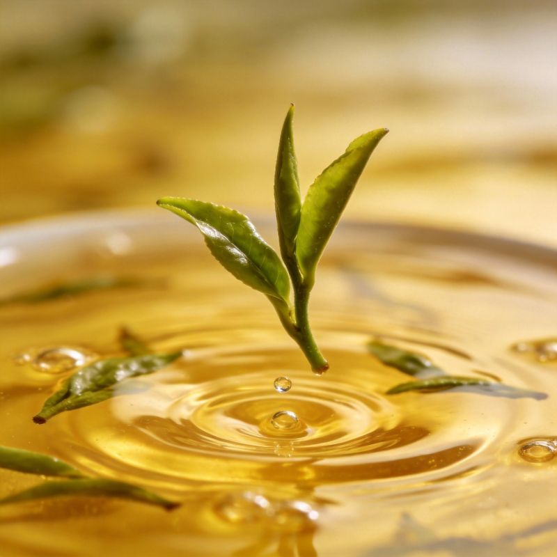 茶香四溢 叶舞水间图片