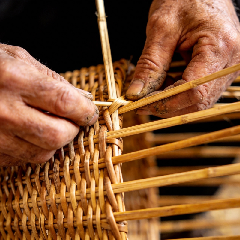 竹编手工艺图片