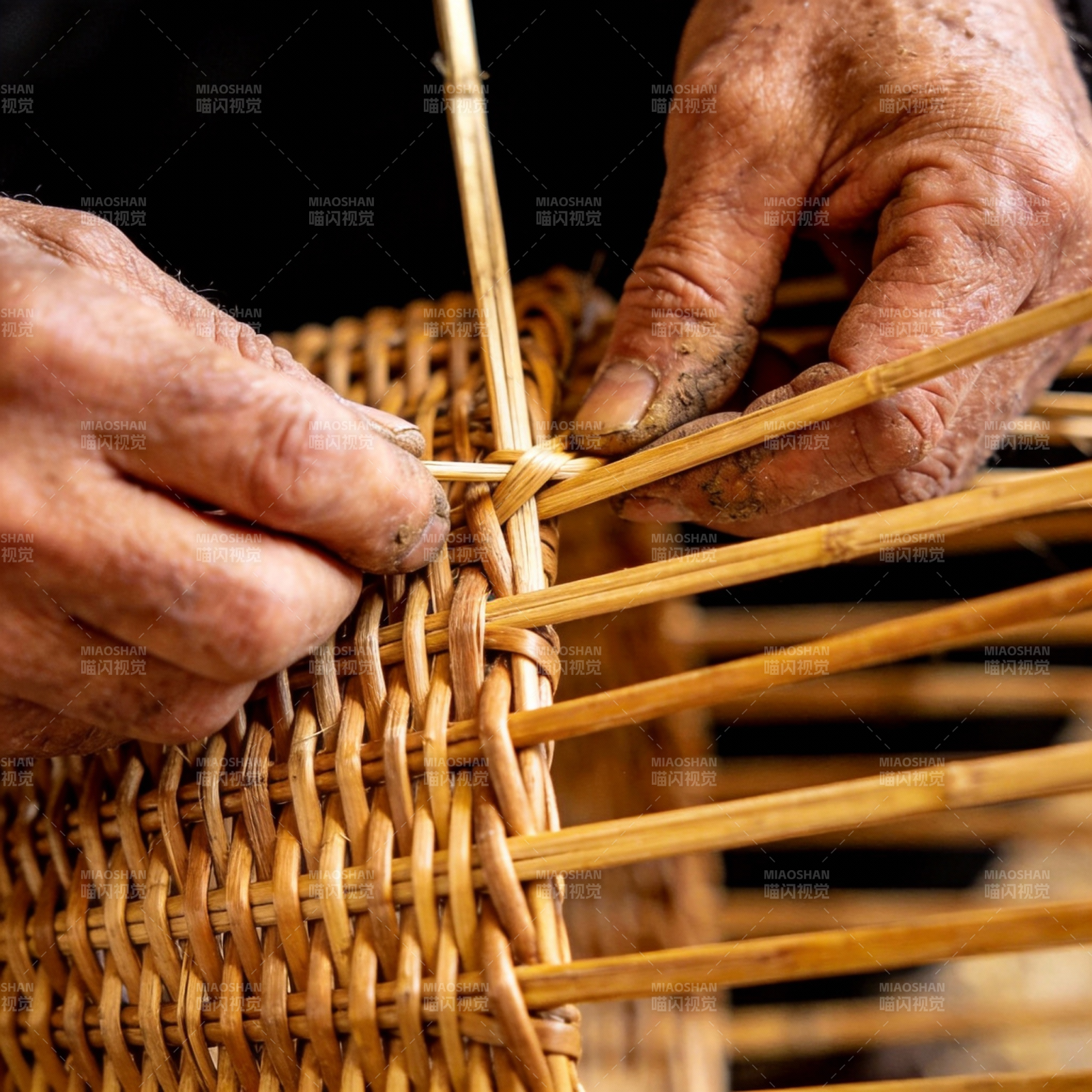 竹编手工艺图片