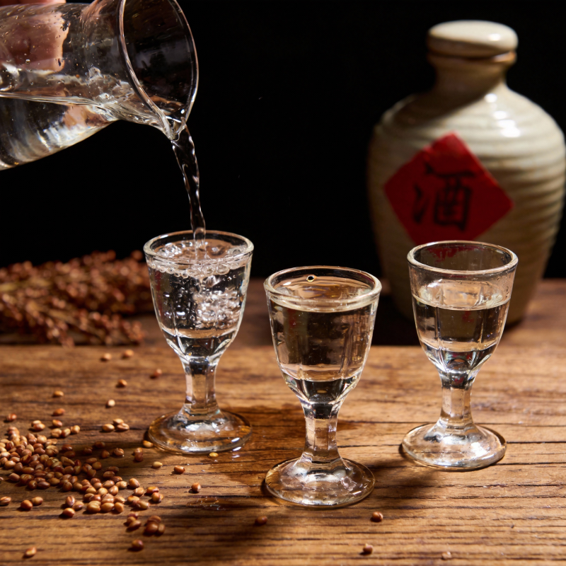 清酒入杯 醇香四溢图片